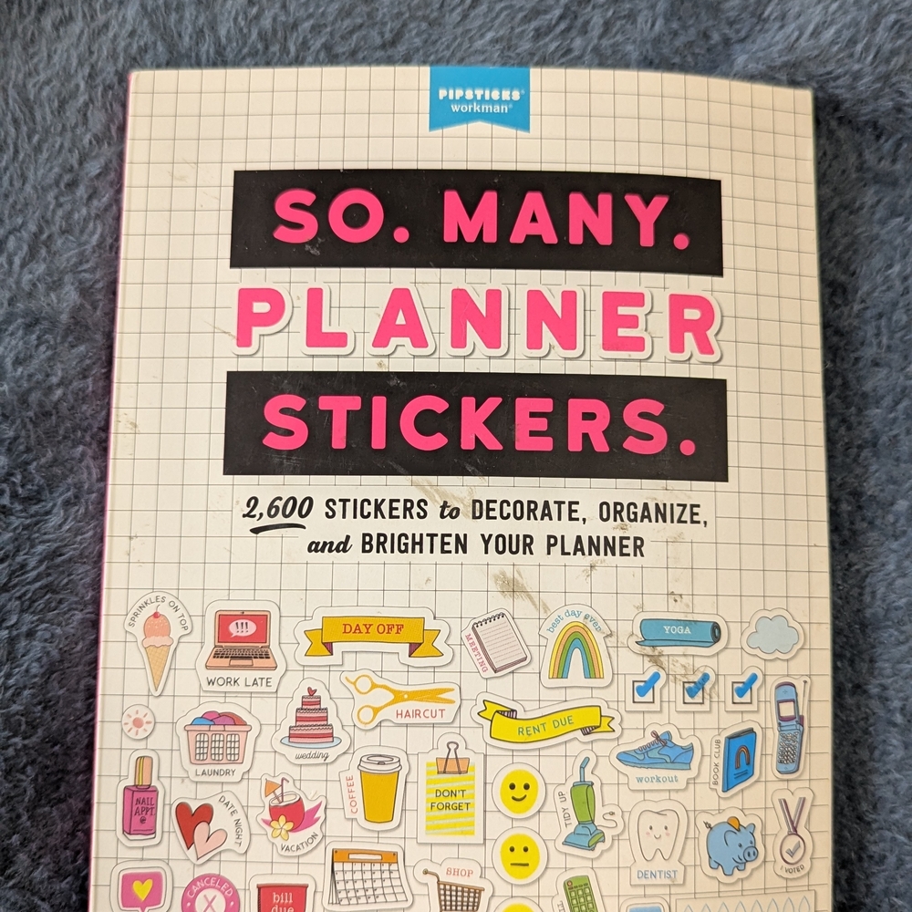 Pipsticks Workman Planner Sticker Book